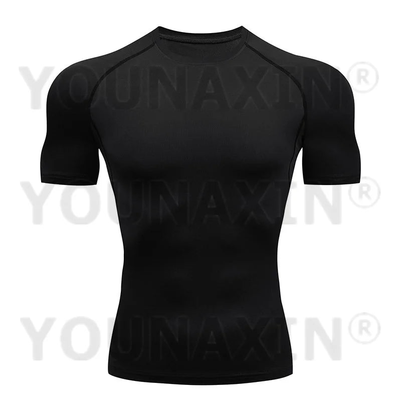 Men's Short Sleeve T-Shirts Long Sleeve Top Base Layer Leggings Pant Tight Running Trousers Gym Sports Shorts S M L XL 2XL 3XL