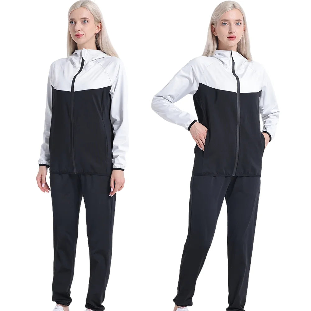 Women’s Two Piece Sweat Sauna Suit Set