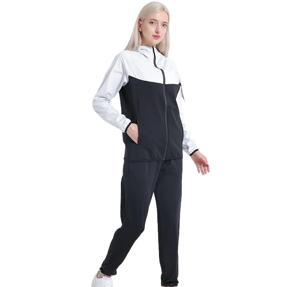 Women’s Two Piece Sweat Sauna Suit Set