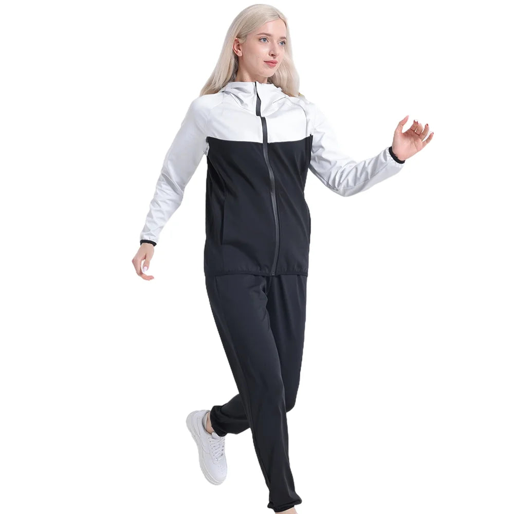 Women’s Two Piece Sweat Sauna Suit Set